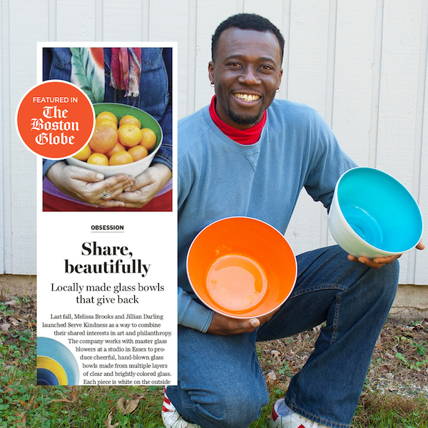 Share, Beautifully Boston Globe article featuring Serve Kindness bowls as an "obsession"