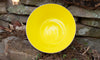 Yellow handblown glass bowl made in the USA from Serve Kindness.