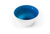 Aquamarine blue glass bowl handblown in the USA from Serve Kindness