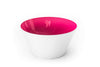 Ruby red handblown glass bowl. Made in the USA from Serve Kindness.